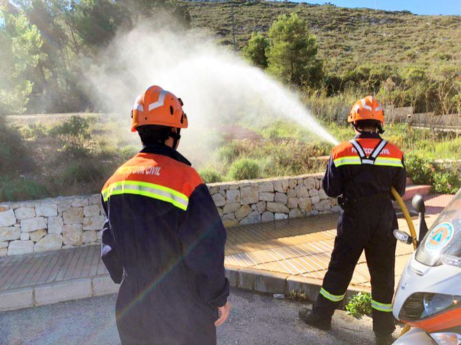Protección Civil de Benitatxell realiza más de 800 horas de vigilancia a lo largo del verano