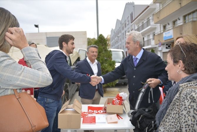 La caravana electoral del PSPV hace parada en Xàbia