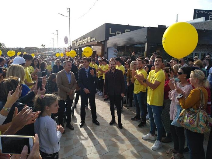 Vídeo: Homenaje a David Ferrer en el paseo del Arenal