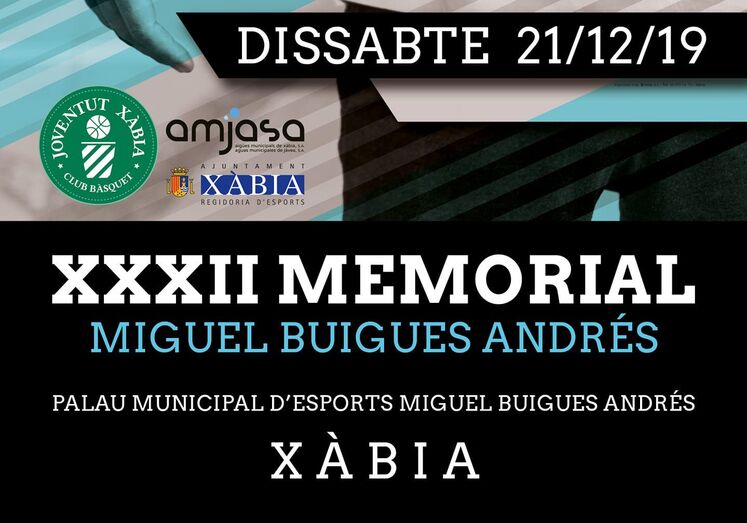 La familia del básquet de Xàbia celebra este sábado el XXXII Memorial Miguel Buigues Andrés