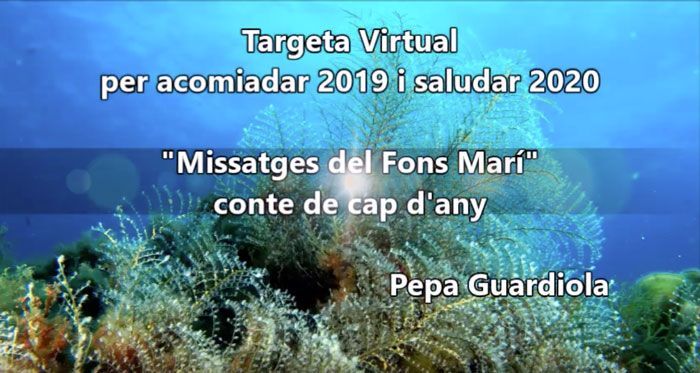 Vídeo: El mensaje de final de año con imágenes del fondo del mar de Pepa Guardiola