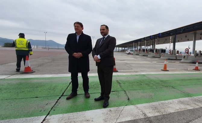 Ministro de Fomento: “el fin del peaje entre Tarragona y Alicante es un hito histórico”