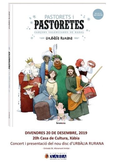Concierto y presentación este viernes en Xàbia del nuevo disco de villancicos de Urbàlia Rurana