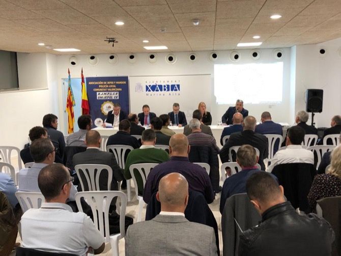 La Unión Nacional de Jefes y Directivos de Policía Local se reúne en Xàbia