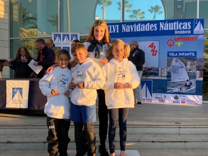 Arantza Reig del CN Jávea, segunda en chicas en las Navidades Náuticas de Benidorm