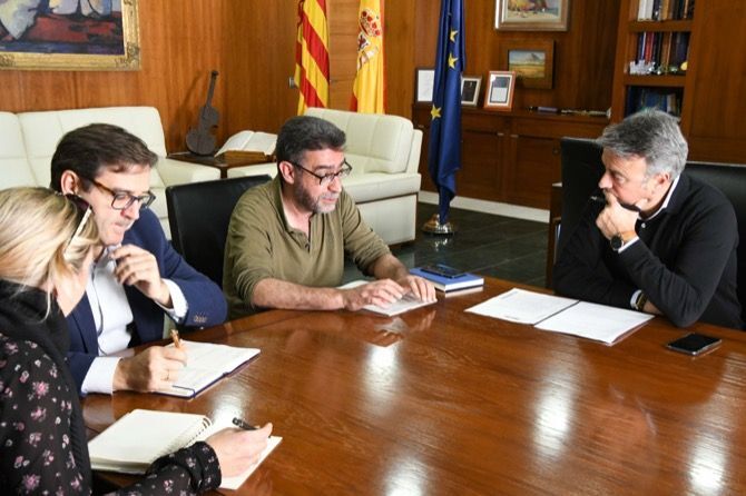 Reunión con el subdirector general de Medi Natural de la Generalitat