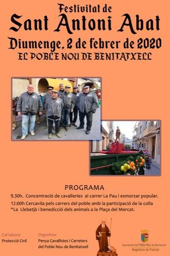 Benitatxell celebra la festividad de Sant Antoni