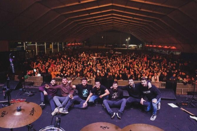 Gran éxito del grupo xabiero Arsènic en el Festivern