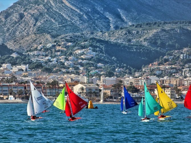 Dominio europeo en el primer día de regatas de la Olympic Week en Xàbia