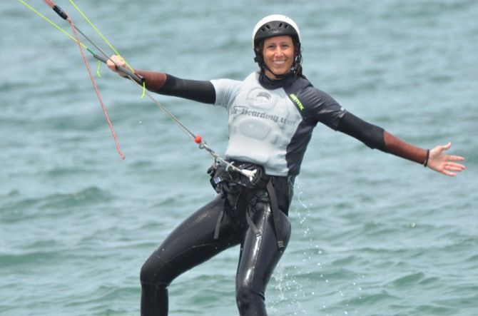 La campeona de España de Fórmula Kite, Marta Sánchez, se incorpora a la disciplina del Club Náutico de Jávea