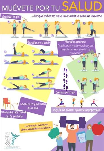 El Colegio de Fisioterapeutas recomienda moverse por salud durante el confinamiento