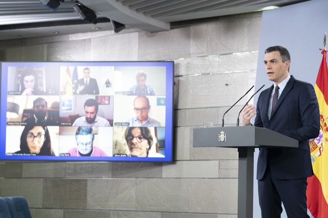 Sánchez anuncia que habrá una nueva prórroga del estado de alarma hasta el 9 de mayo