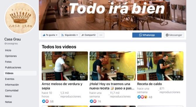 Los videos de recetas de toda la vida de Xàbia de Quique de Casa Grau