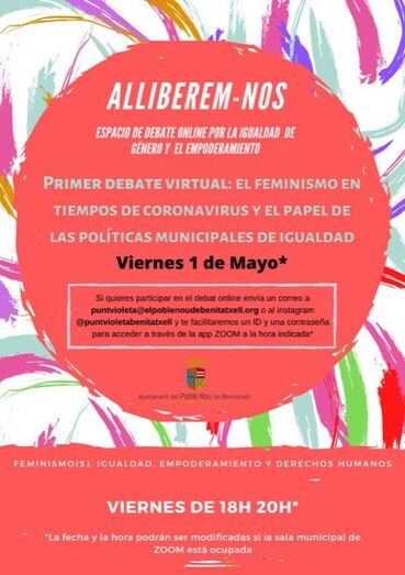Benitatxell organiza un debate virtual sobre igualdad de género