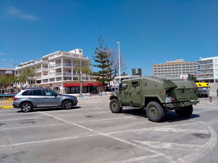 El Ejército se incorpora a las tareas de vigilancia en Xàbia