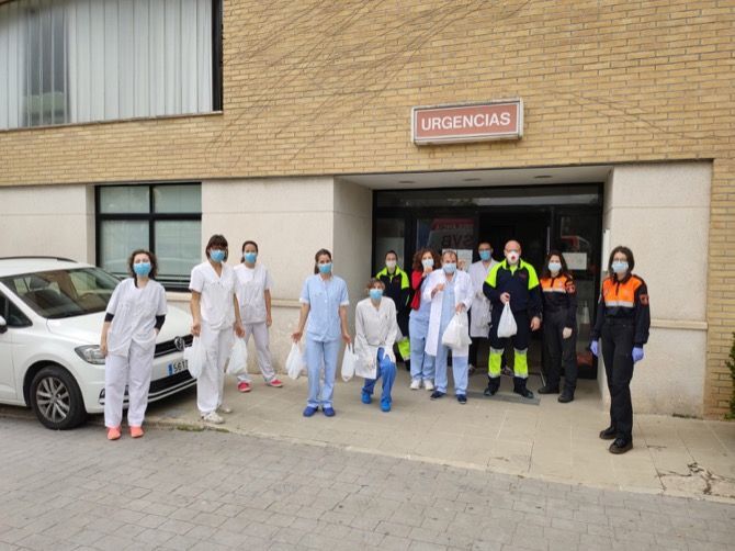 Menú solidario de Yohana Gavilanez para policías, guardias civiles, miembros de protección civil y sanitarios de Xàbia