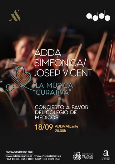 ADDA Simfònica abrirá la nueva temporada el 18 de septiembre con un concierto solidario con entradas numeradas y fila cero a la venta desde hoy