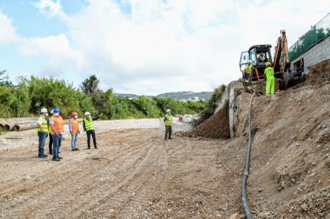 Pavasal ya trabaja en la nueva tubería de Amjasa por el Gorgos