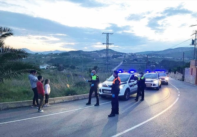 La Policía Local y Protección Civil de Benitatxell: 
