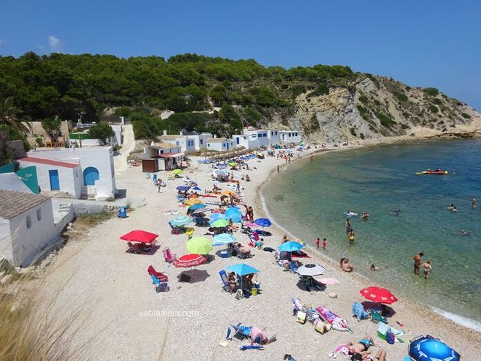 Las playas y calas de Xàbia tendrán un límite de usuarios este verano