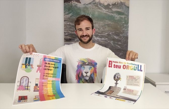 Benitatxell invita a llenar los balcones de colores en el primer Orgullo LGTBIQ+ de su historia