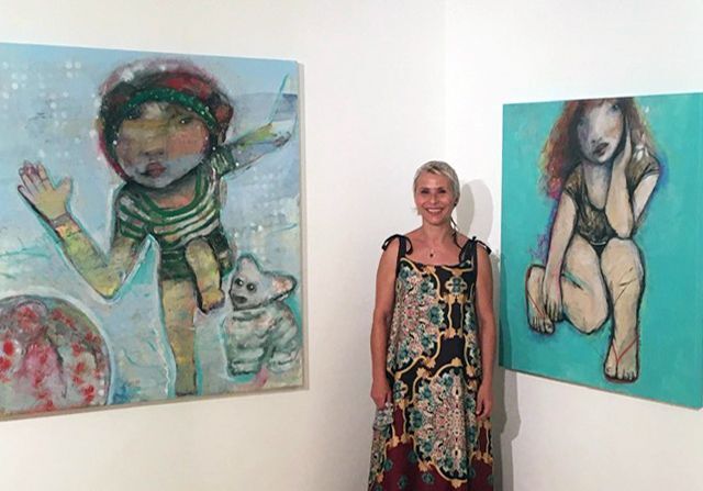 La artista Empar Boix expone en Xàbia una obra gestada durante el confinamiento