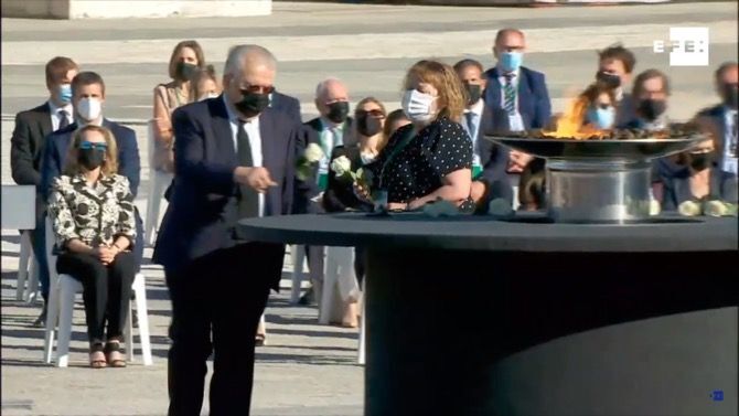 Homenaje de estado a las personas que perdieron la vida por la covid-19