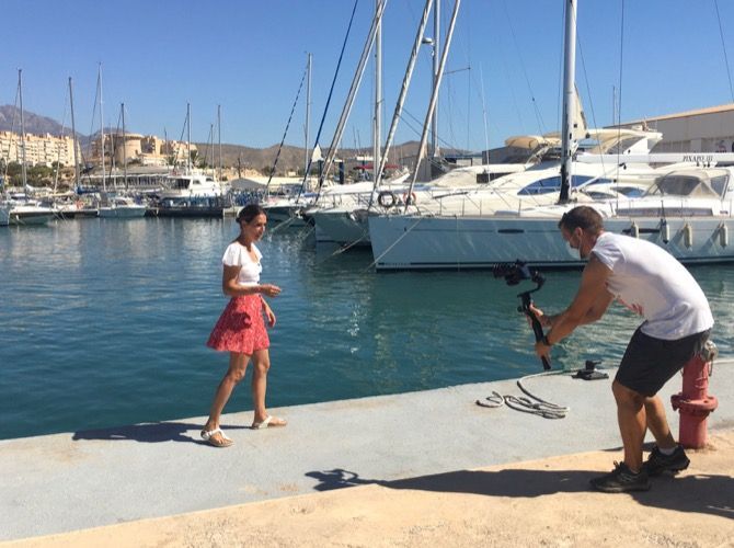 El nuevo programa de TVE, Reduce tu Huella, graba la posidonia de Xàbia de la mano del Instituto de Ecología del Litoral