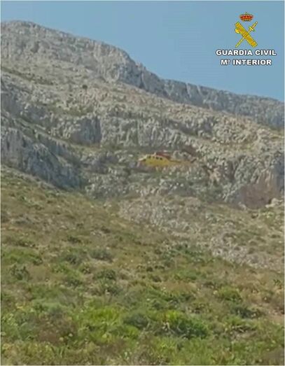La Guardia Civil auxilia a dos jóvenes franceses en el Montgó, uno de ellos en estado semiinconsciente