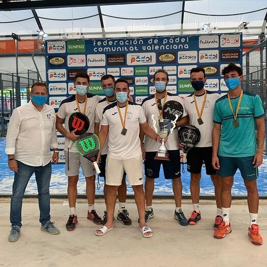 El equipo de pádel del Club de Tenis Jávea asciende a la primera división autonómica