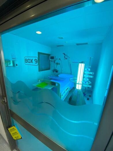 Hospital Clínica Benidorm incorpora a sus protocolos de Higiene y Limpieza la desinfección con luz ultravioleta