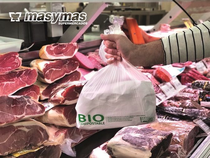 Masymas completa la sustitución de las bolsas de plástico en todas las secciones de frescos