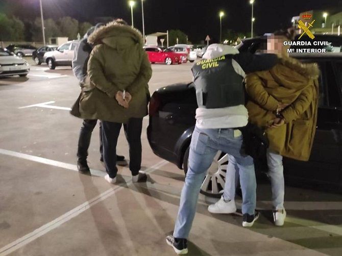 La Guardia Civil desarticula un grupo criminal que actuaba en Teulada, Moraira, Benissa, Calpe, Benitatxell, Dénia y Xàbia