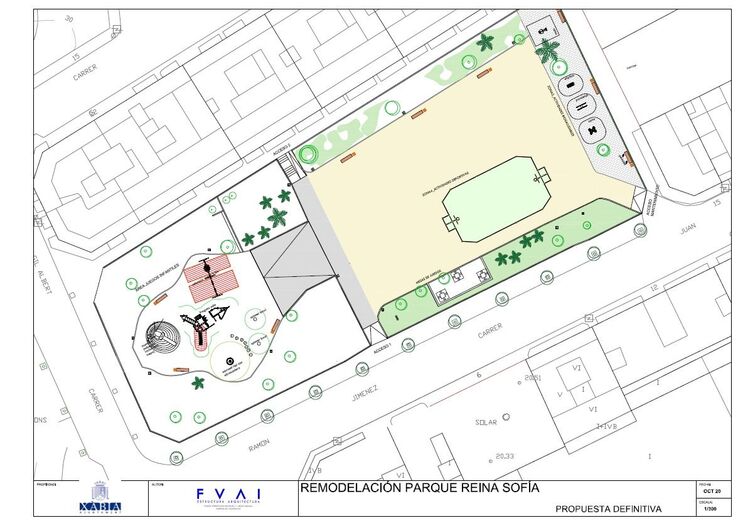 19 ofertas para las obras del reforma del parque Reina Sofía de Xàbia