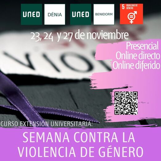 La Uned se suma a la finalidad concienciadora del Día Contra la Violencia de Género con un programa de ponencias
