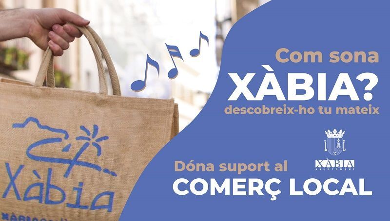 'Com sona Xàbia?' es la nueva campaña de promoción del comercio local del Ayuntamiento de Xàbia