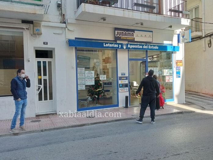 El gordo de navidad para en Xàbia