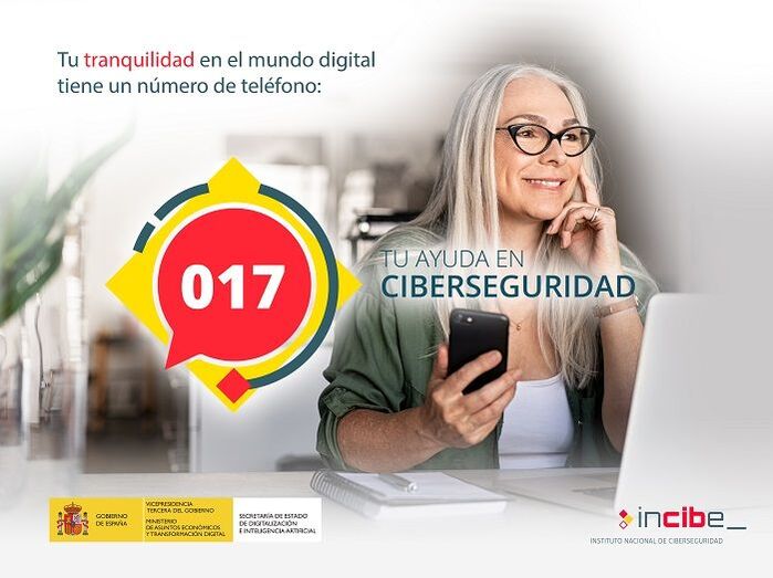 El 017, teléfono de ayuda en ciberseguridad del Instituto Nacional de Ciberseguridad