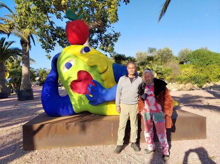 Los artistas Toni Marí y Ripollés exponen en Xàbia y preparan juntos una colaboración