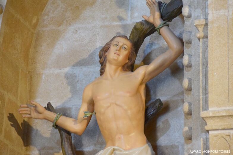 Sant Sebastià, patrón de Xàbia y protector del municipio frente a la peste