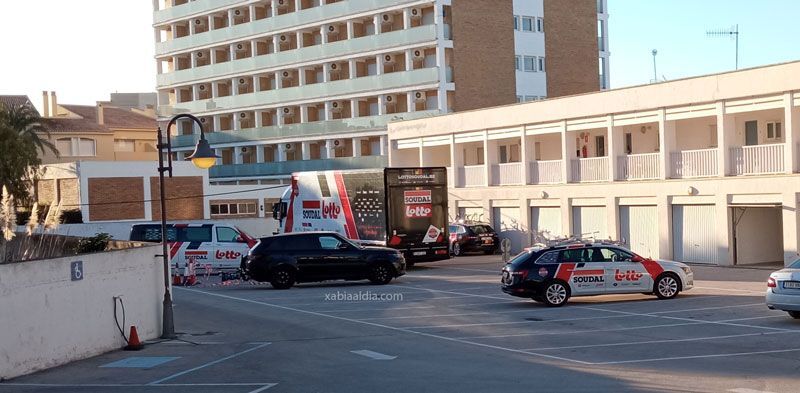 El equipo ciclista Lotto Soudal fija su base en el Parador de Jávea