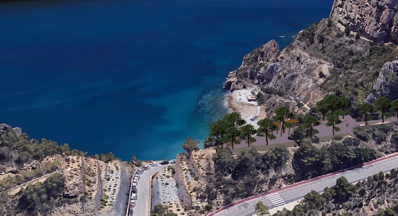 Benitatxell creará un nuevo mirador en la Cala del Moraig