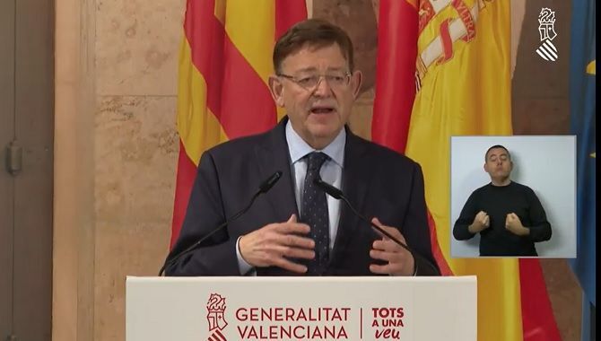 Puig anuncia la prórroga hasta el 1 de marzo de todas las restricciones en la Comunitat
