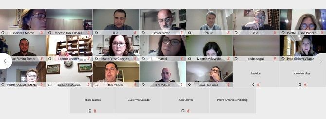 Los socialistas de la Marina Alta realizan una charla online para presentar el Plan Resistir del Consell