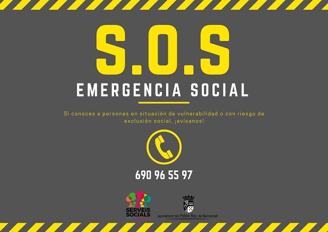 Benitatxell pone en marcha un teléfono para atender emergencias sociales