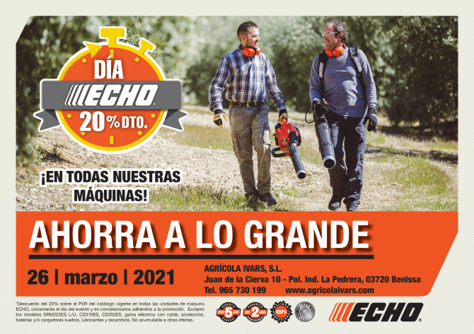 Agrícola Ivars de Benissa presenta las novedades de la firma japonesa ECHO
