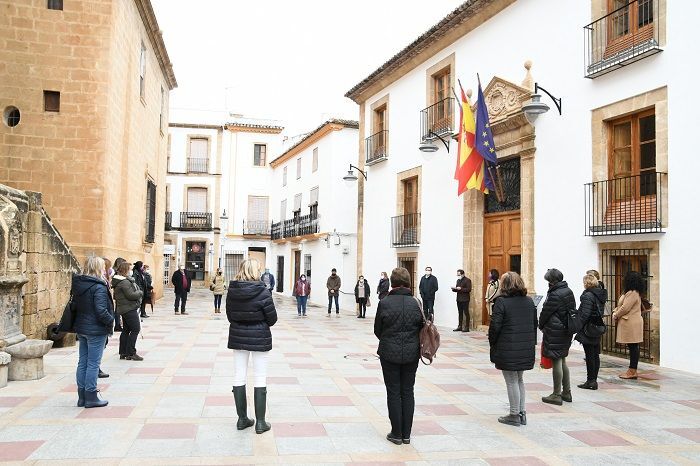 Concentración en Xàbia con motivo del Día Internacional de la Mujer