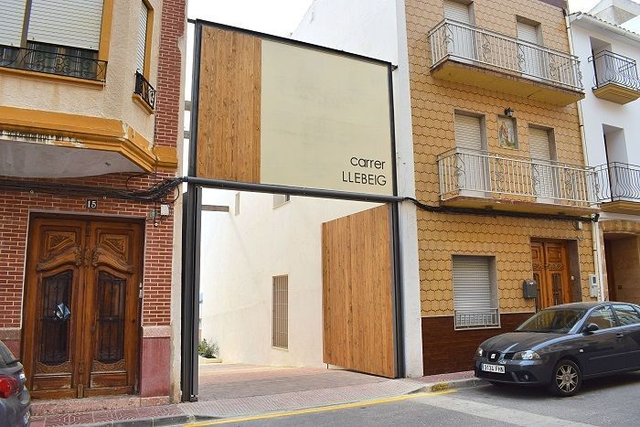 La nueva calle Llebeig de Benitatxell
