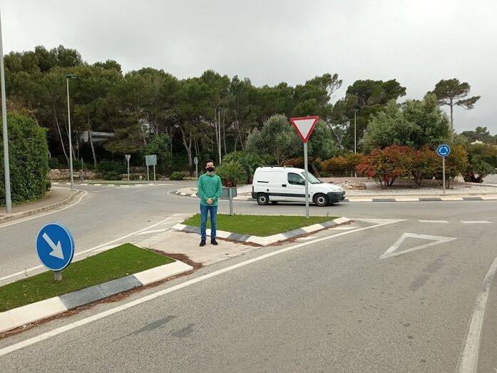 C's Xàbia pide al Ayuntamiento que habilite pasos de peatones en la rotonda del Saladar y el Consum