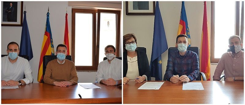 Benitatxell renueva y mejora los convenios de colaboración con la Banda de Música y el Grup de Danses Morro Falquí